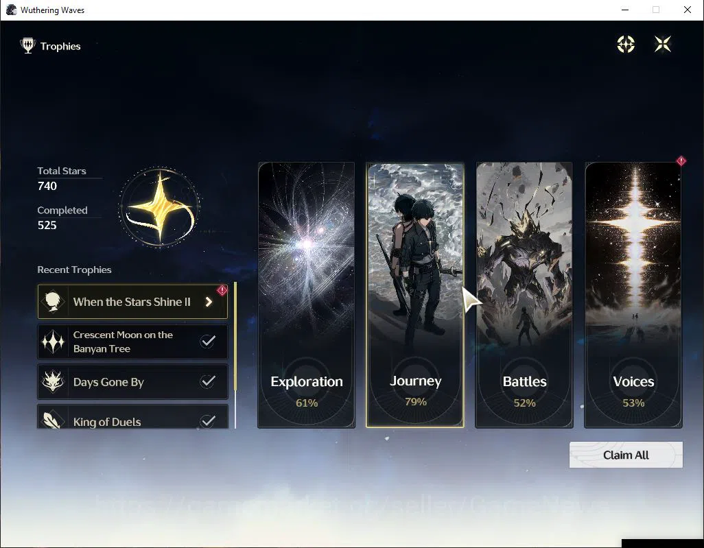 Wuthering Waves Accounts Mid-Game NA|UL 46|1 Limited| Aemeath RC3 |DB Lv29|Female MC|Log Kuro|Check SS (WW2599) 5