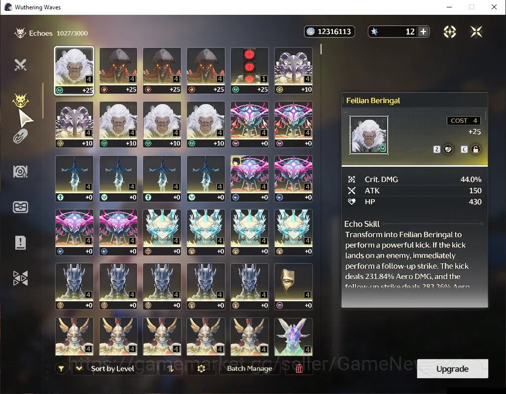 Wuthering Waves Accounts Mid-Game NA|UL 46|1 Limited| Aemeath RC3 |DB Lv29|Female MC|Log Kuro|Check SS (WW2599) 7