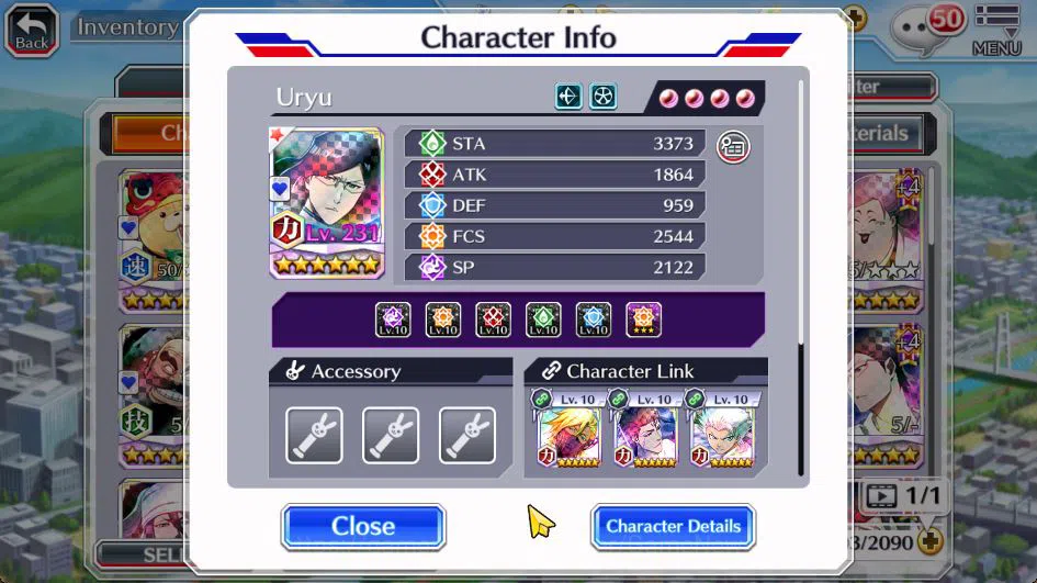 Bleach: Brave Souls Accounts Mid-Tier [GLOBAL] BP 1,1M + 19K Orbs|4 MT[TYBW26(Aizen,Uryu,Ichigo),Kon New Year]|14 Char 12