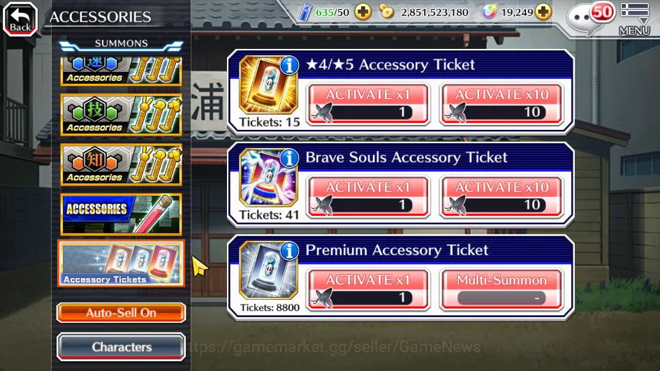 Bleach: Brave Souls Accounts Mid-Tier [GLOBAL] BP 1,1M + 19K Orbs|4 MT[TYBW26(Aizen,Uryu,Ichigo),Kon New Year]|14 Char 16