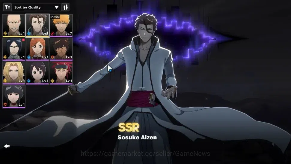 BLEACH: Soul Resonance Accounts Crunchyroll NA |Fresh Starter LV 3|2 SSR Sosuke Ai image 1