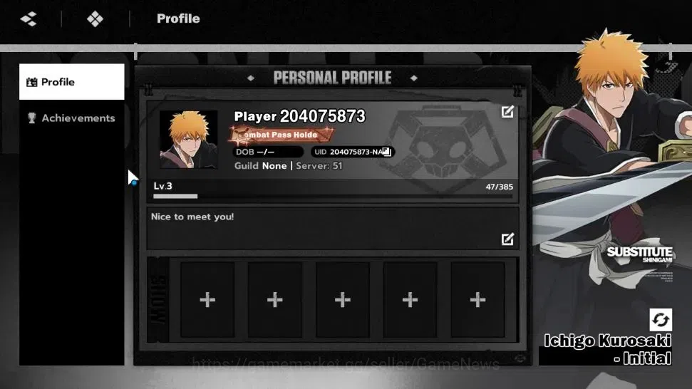 BLEACH: Soul Resonance Accounts Crunchyroll NA |Fresh Starter LV 3|2 SSR Sosuke Ai image 4