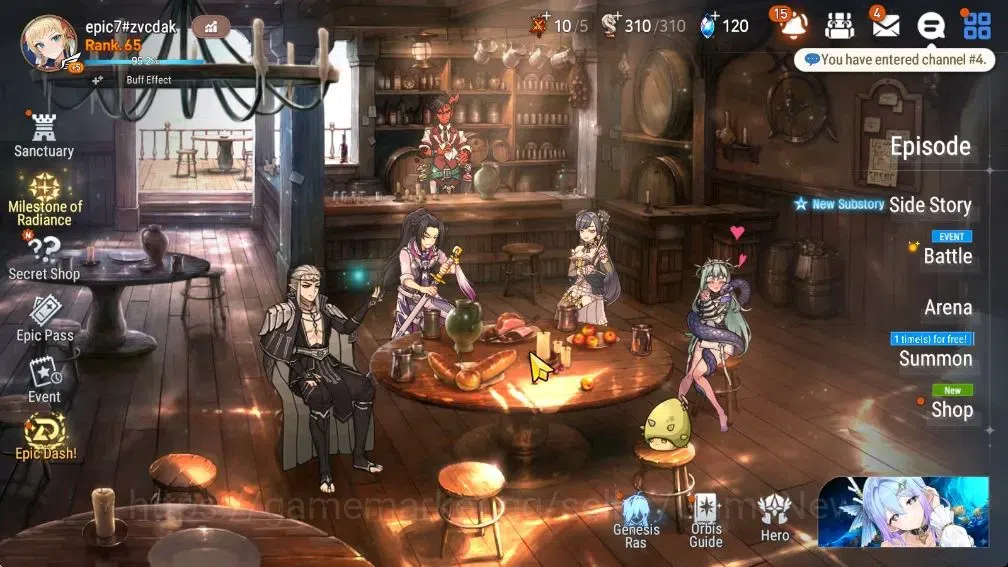 Epic Seven Accounts High-End GLOBAL UnVerif|New Era| 9 ML (TR Elvira,Zio,LC Bellona,AB 1