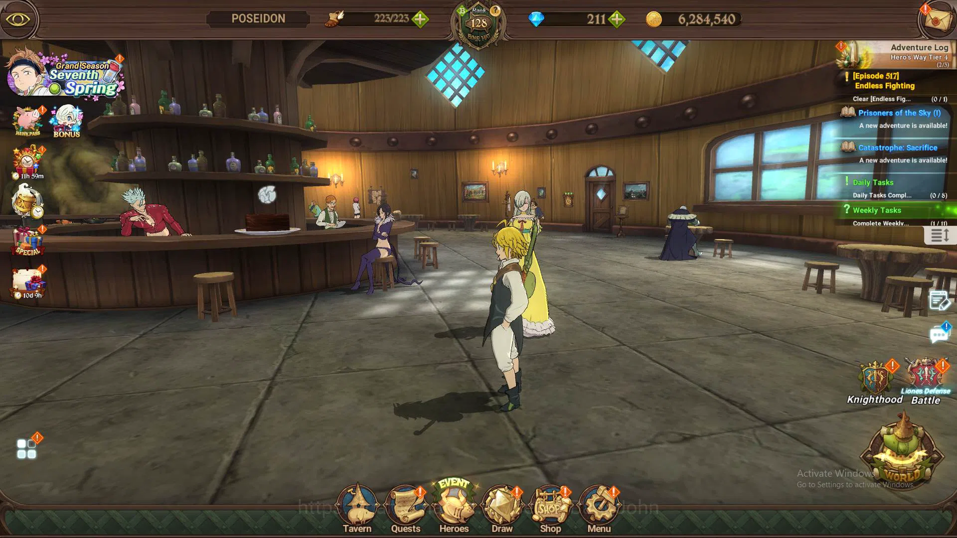 The Seven Deadly Sins: Grand Cross Others GLOBAL|3.8M CC|DM 211|2LR Elizabeth+Helbram|Full c image 1
