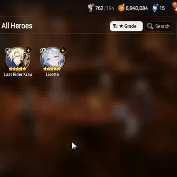 Epic Seven Accounts Starter GLOBAL UnVerif|New Era|2 ML(Lisette,Last Rider Krau)+Tenebria,Iseria,Landy,Etc|Poh ON|Abys F
