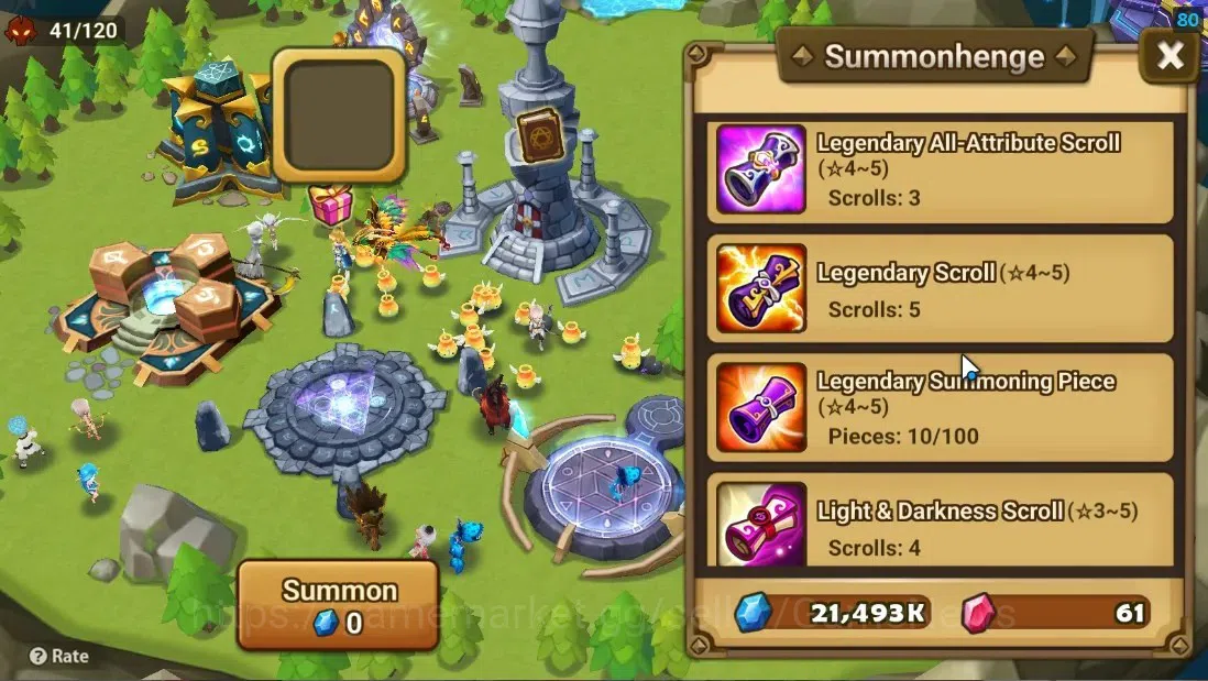 Summoners War: Sky Arena Accounts Starter ASIA|Lv 26|Ready Gacha|99 12 YSC + 160 11 YSC + 3 LAAS + 5 LS + 4 LDS + 118 MS |1 10