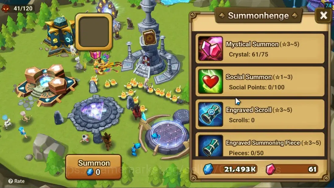 Summoners War: Sky Arena Accounts Starter ASIA|Lv 26|Ready Gacha|99 12 YSC + 160 11 YSC + 3 LAAS + 5 LS + 4 LDS + 118 MS |1 12
