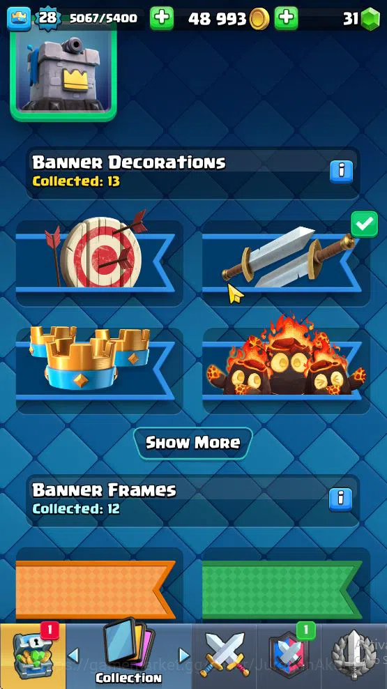 Clash Royale Accounts Midgame Lvl 28|Trophy 6636|KTL 10|Limited Skin|Card 100| 1 Hero 3 EVO 2 Champ 12 Legendary 27 Epic,30 12