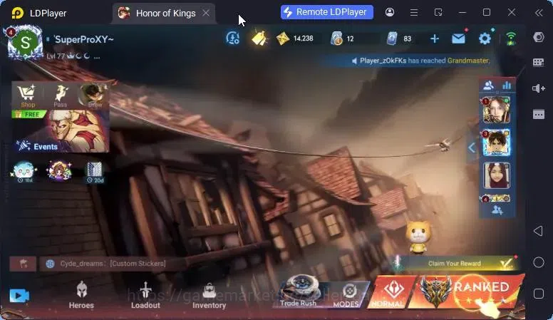 Honor of Kings Accounts Global Starter Hero61 Skin28 |Lny2026 DiRenjii|Lny image 2