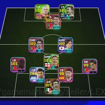 eFootball Accounts Others Big Time Buffon| Epic Ronaldo| Epic Gerald|Haaland