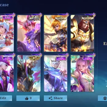 Mobile Legends: Bang Bang Accounts Collector Hero 103|Skins 151|Ex Glory 78|Sanrio Floryn,CC Natalia,M7