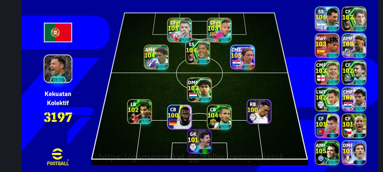 eFootball Accounts Legends & Iconic Players EFOOTBALL 2027 | NEW CARD MODRIC,RUI COSTA,AUBAMEYANG,L SUAREZ,SERGINHO,XABI 1