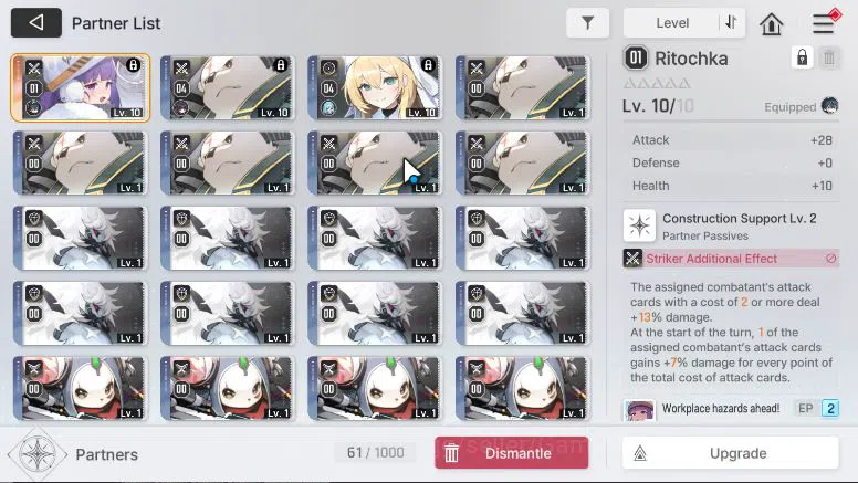 Chaos Zero Nightmare Accounts GLOBAL Lv07 | Starter 2 SSR Luke Rin 1 SR Partner  image 4
