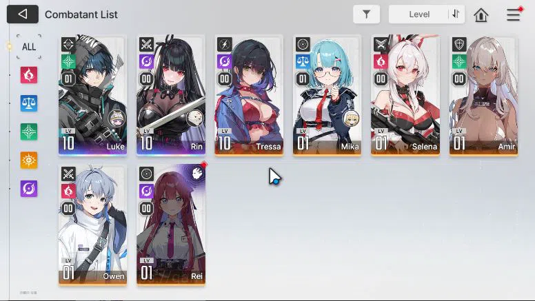Chaos Zero Nightmare Accounts GLOBAL Lv07 | Starter 2 SSR Luke Rin 1 SR Partner  image 5