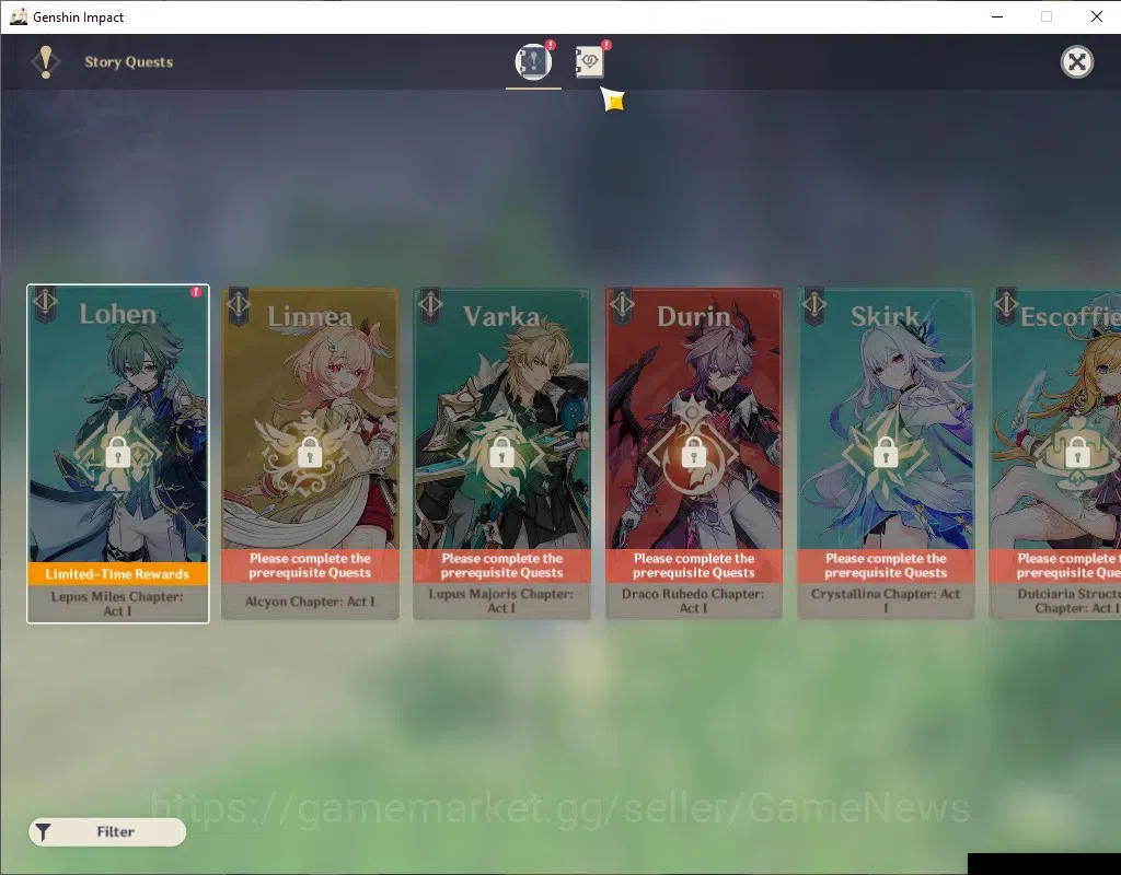 Genshin Impact Accounts ASIA | AR 29 | BD Unset | 1 Limited [Mavuika] + Di image 6