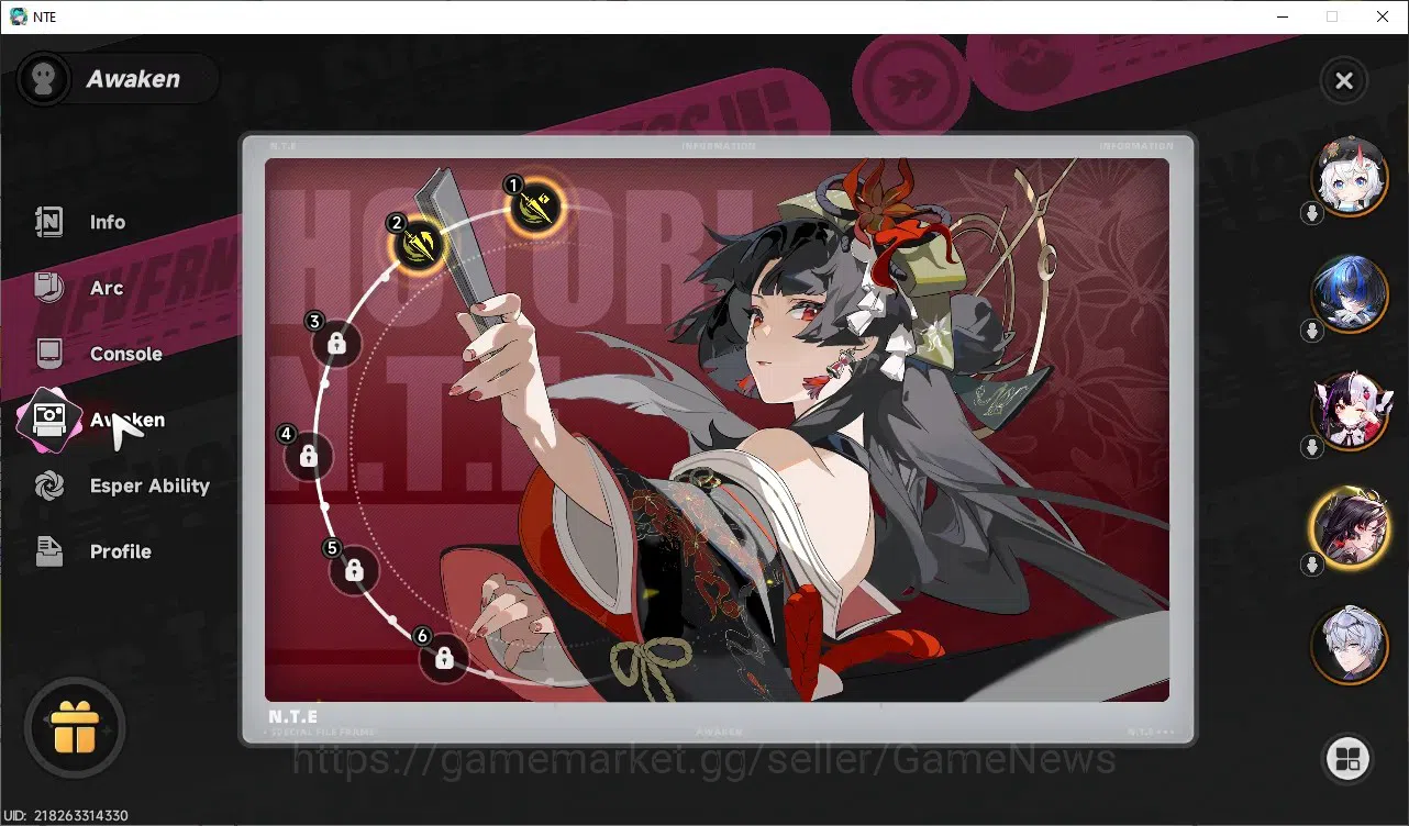 Neverness to Everness Accounts GLOBAL EU|HL 26|TL 19|6 SSR 2 Limited [Lacrimosa,H image 5