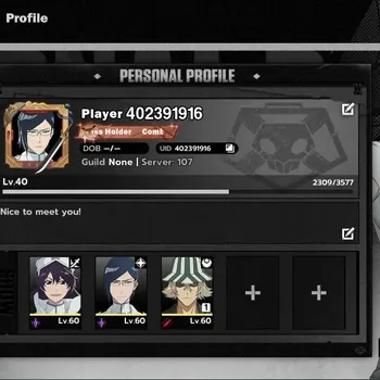 BLEACH: Soul Resonance Accounts Nuverse SEA|Lvl 40|4 SSR|2 Sign|(Bambietta,Kisuke Urahara)+Stamp,Uryu Ishida