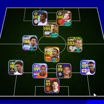 eFootball Accounts Legends & Iconic Players Android|Big Time Rodri Spain'26|Epic Wayne Rooney,S.Aguero,Wesley
