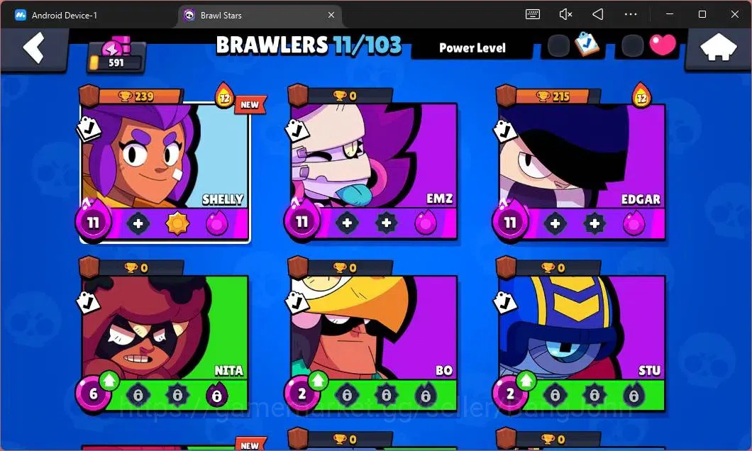 Brawl Stars Accounts Global | 591 Thropy|11 Brawler|3 Max Hypercharge(S image 5