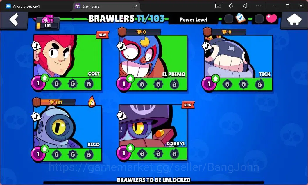 Brawl Stars Accounts Global | 591 Thropy|11 Brawler|3 Max Hypercharge(S image 6