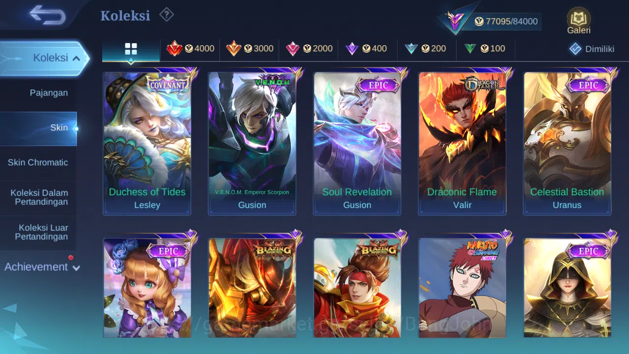 Mobile Legends: Bang Bang Accounts Others Hero 132 Skin 261 | Neobeast Ling | Metro Xborg | Kishin Lance | Luckybox Haya 7
