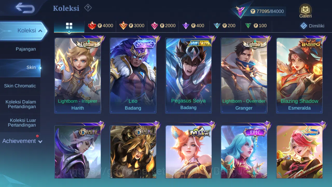 Mobile Legends: Bang Bang Accounts Others Hero 132 Skin 261 | Neobeast Ling | Metro Xborg | Kishin Lance | Luckybox Haya 9