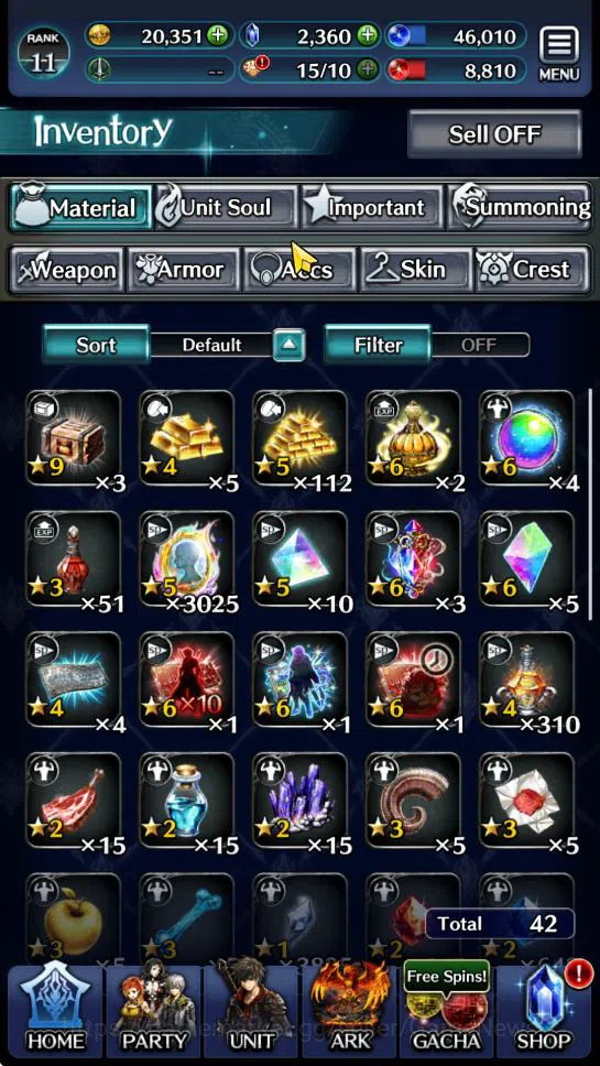 Last Cloudia Accounts Low-End GLOBAL | Rank 11 | Collab DMC (Vergil) TopTierUnit (DLMem-Tolomea,GH Adel,E Samurai Megius 5