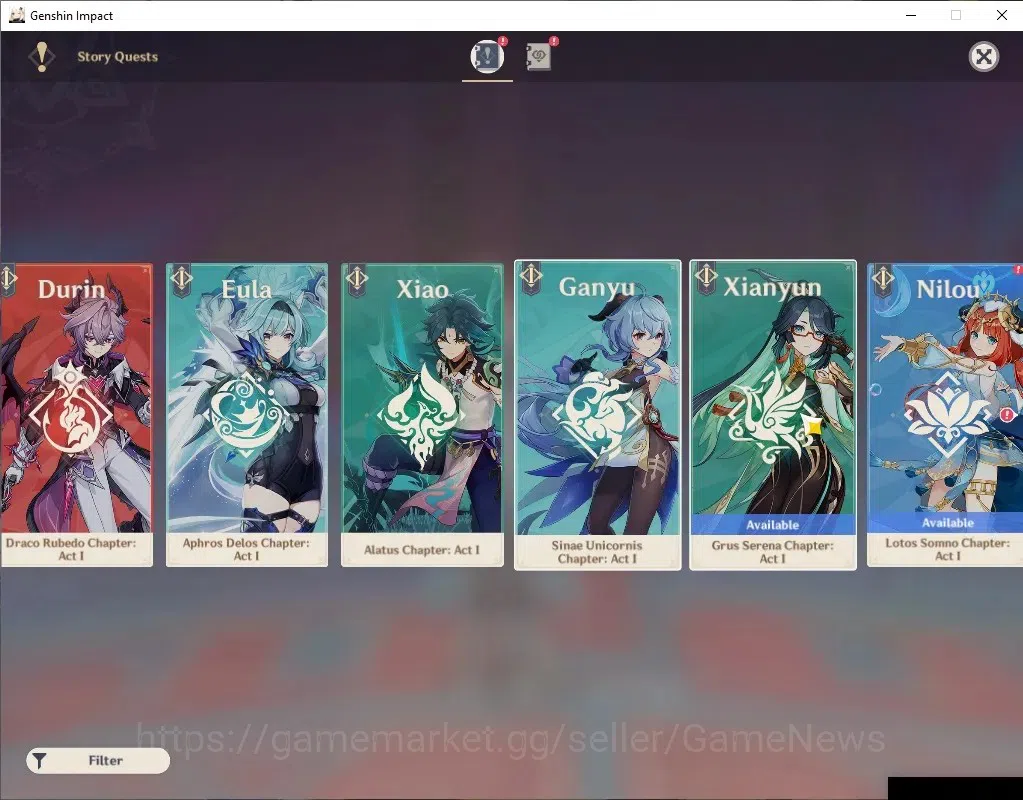 Genshin Impact Accounts ASIA|AR 55|2 Limited+4(*5Wep)|[Varka]+Sign,Clorind image 13