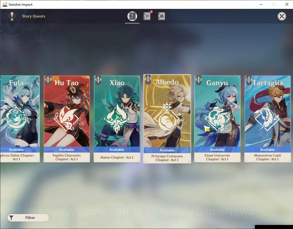Genshin Impact Accounts ASIA |AR 57|10 Limit+4(*5WeP)|Chasca+Sign,Skirk,Es image 18