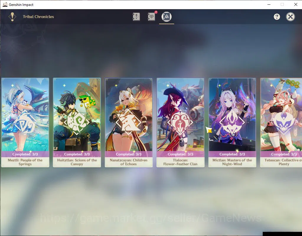 Genshin Impact Accounts ASIA |AR 57|10 Limit+4(*5WeP)|Chasca+Sign,Skirk,Es image 20