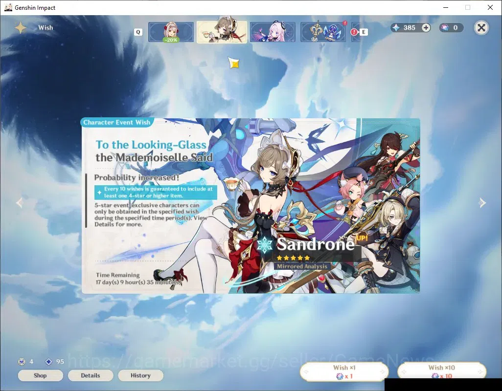 Genshin Impact Accounts Others Asia|AR 56|6 Limited + 2(*5 SignWeapon)| Kazuha,Yelan,Skirk,Chasca,Lauma,Mizuki |Etc.| Female 12
