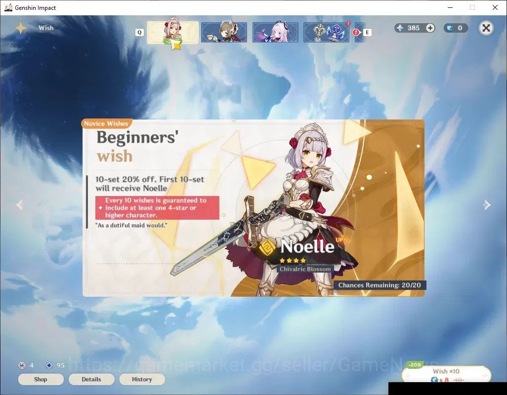 Genshin Impact Accounts Others Asia|AR 56|6 Limited + 2(*5 SignWeapon)| Kazuha,Yelan,Skirk,Chasca,Lauma,Mizuki |Etc.| Female 13