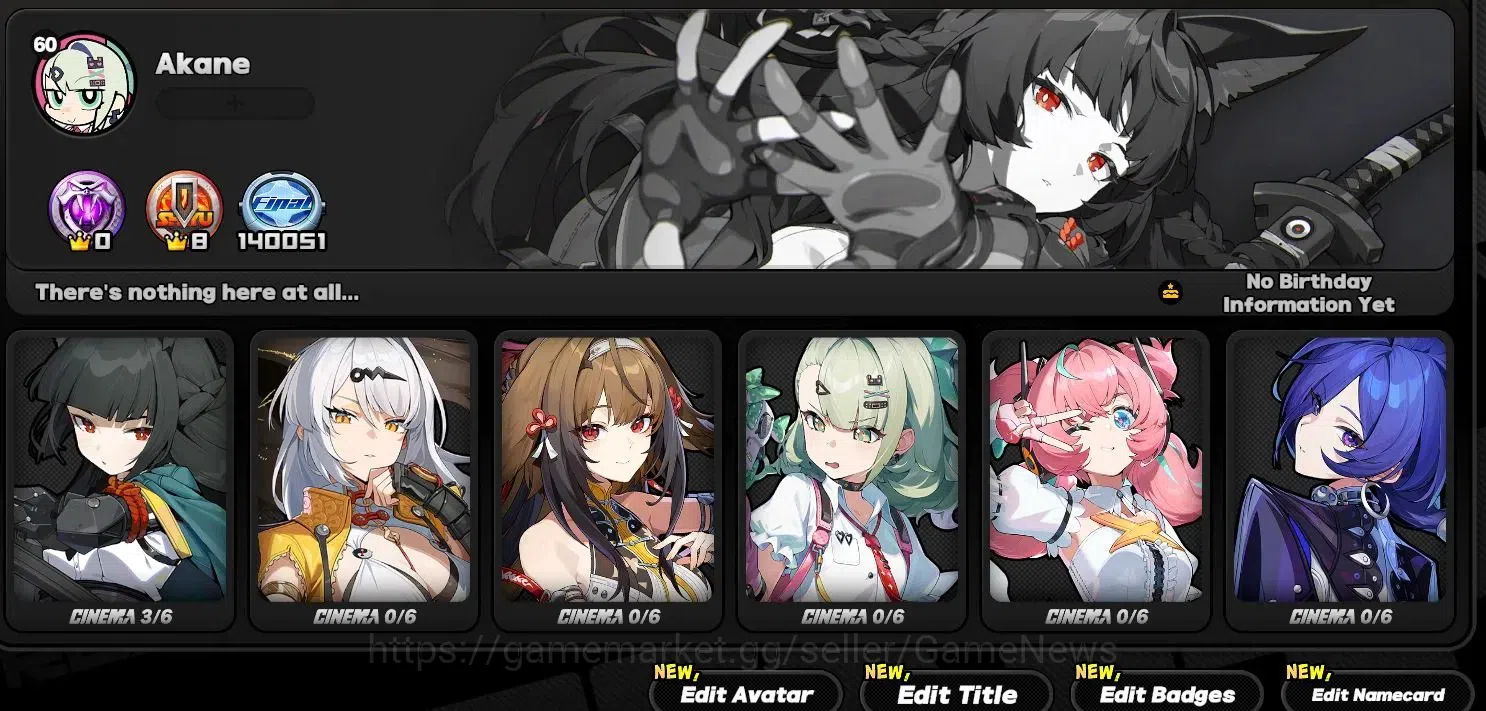 Zenless Zone Zero Accounts Asia ENDGAME| 23 Limit 3 VoidHunter + 2 AOD (Miyab image 7