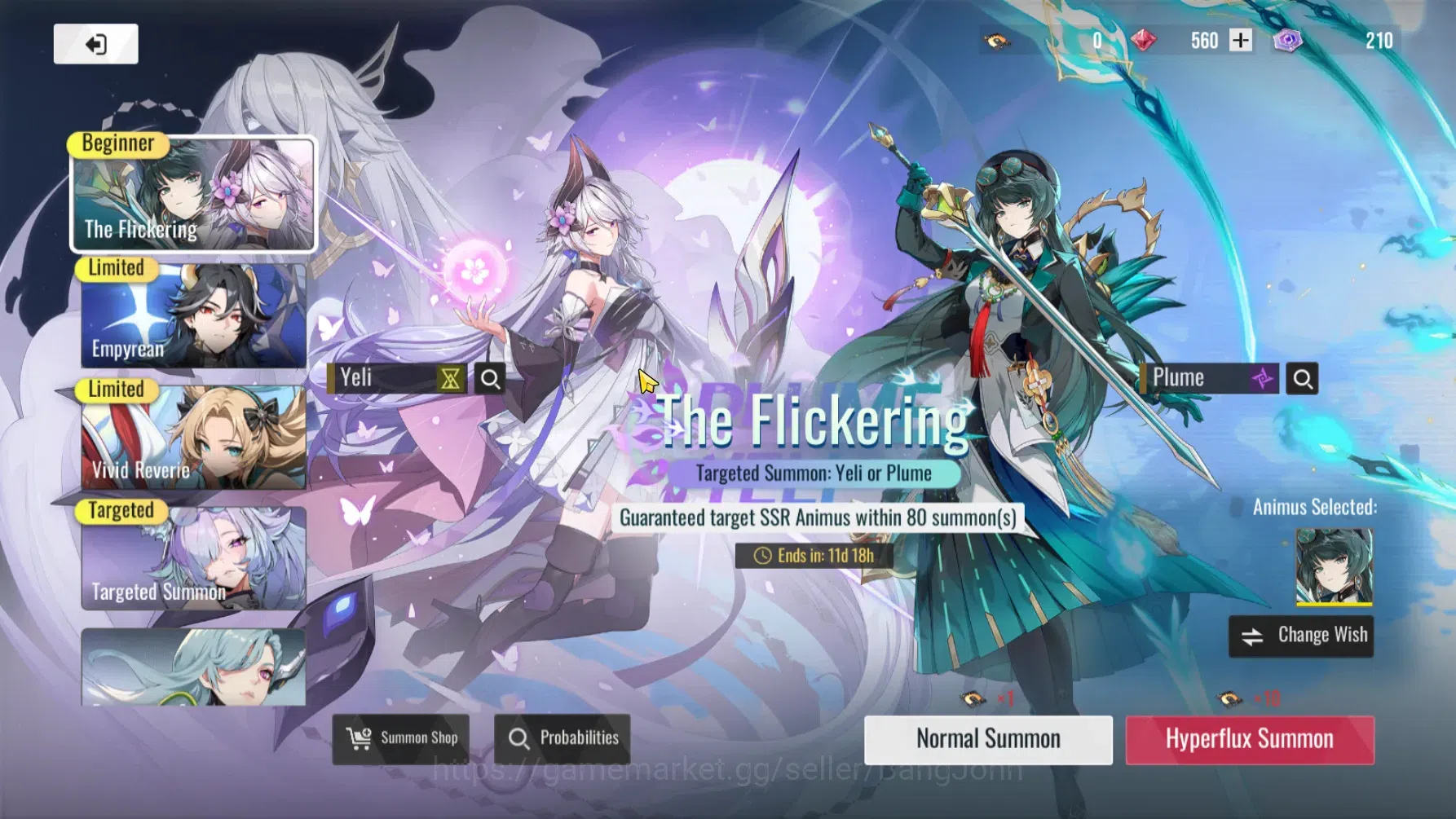 Etheria: Restart Accounts GLOBAL | Starter Lvl 25 | 11 SSR Char | 1 SSR Char image 11