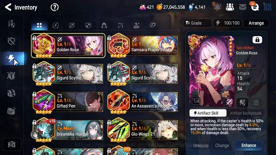 Epic Seven Accounts GLOBAL Unverif|11 ML[LOTScales,BArunka,Ruele oL,Et image 15