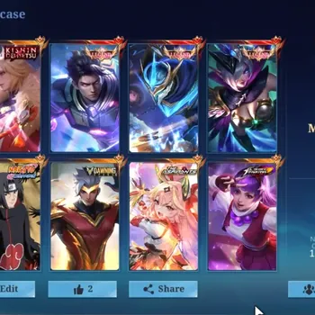 Mobile Legends: Bang Bang Accounts Others Hero 133|Skin 574|Ex Immo 238|Legend Miya,Alucard,Gusion|Kishin Lancelot,Dawning