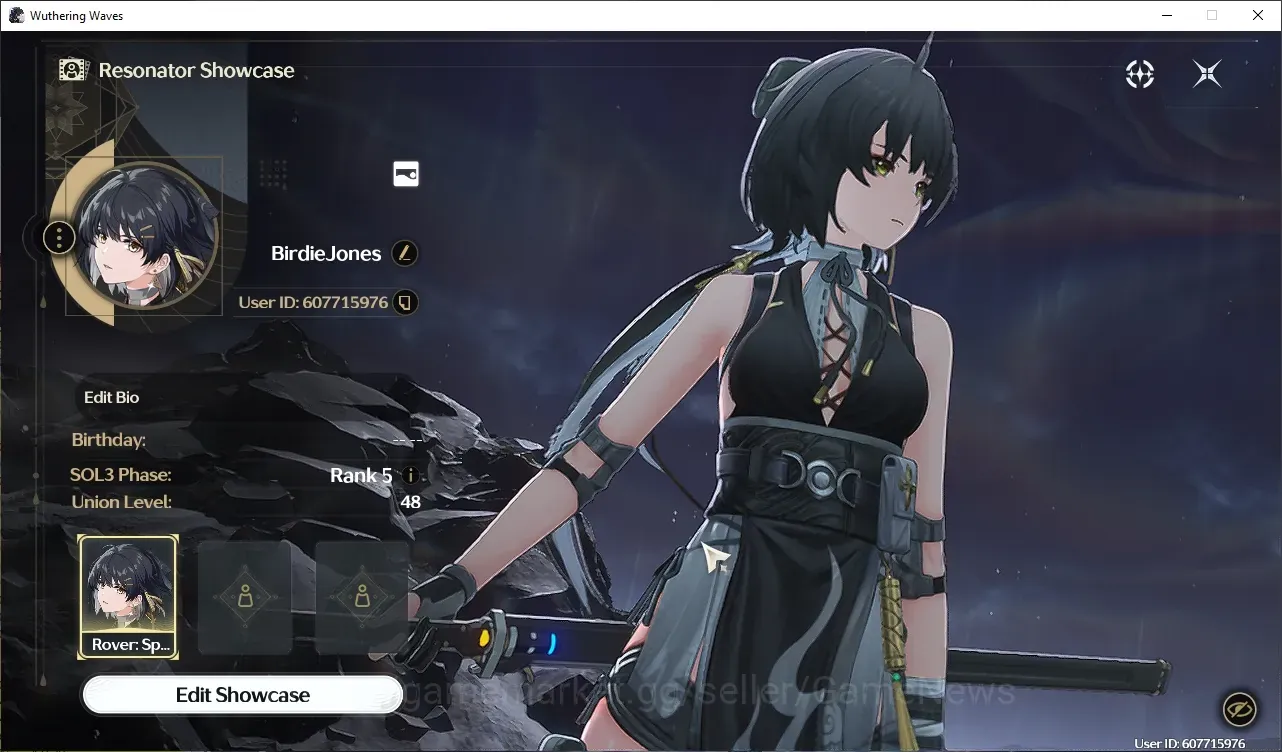 Wuthering Waves Accounts Starter EU|UL 48|Ready Gacha| 76.5K Astrite + 9 Radiant Tide & 159 Lustrous Tide|DB Lvl 30|Female 1
