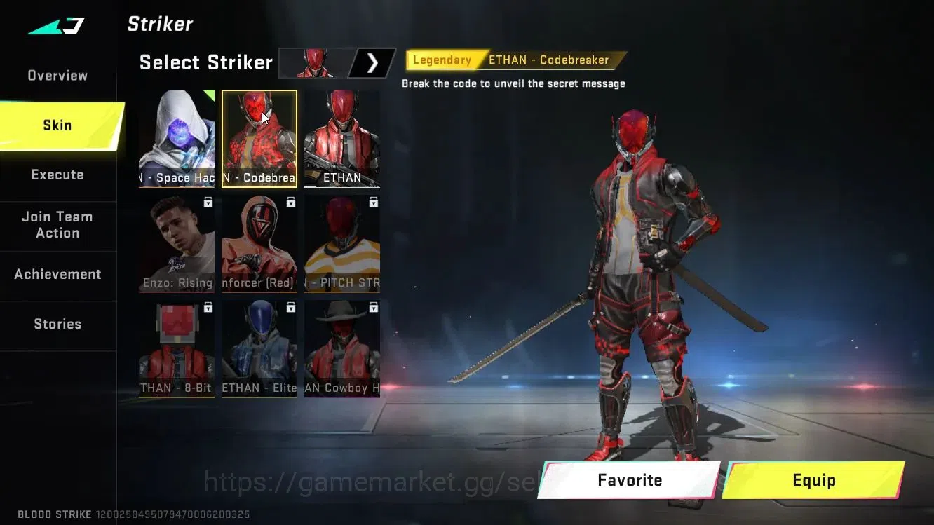 Blood Strike Accounts Asia|ETERNAL DEagle-Scorpius Lv2|Collab TR [JACK]+ image 10