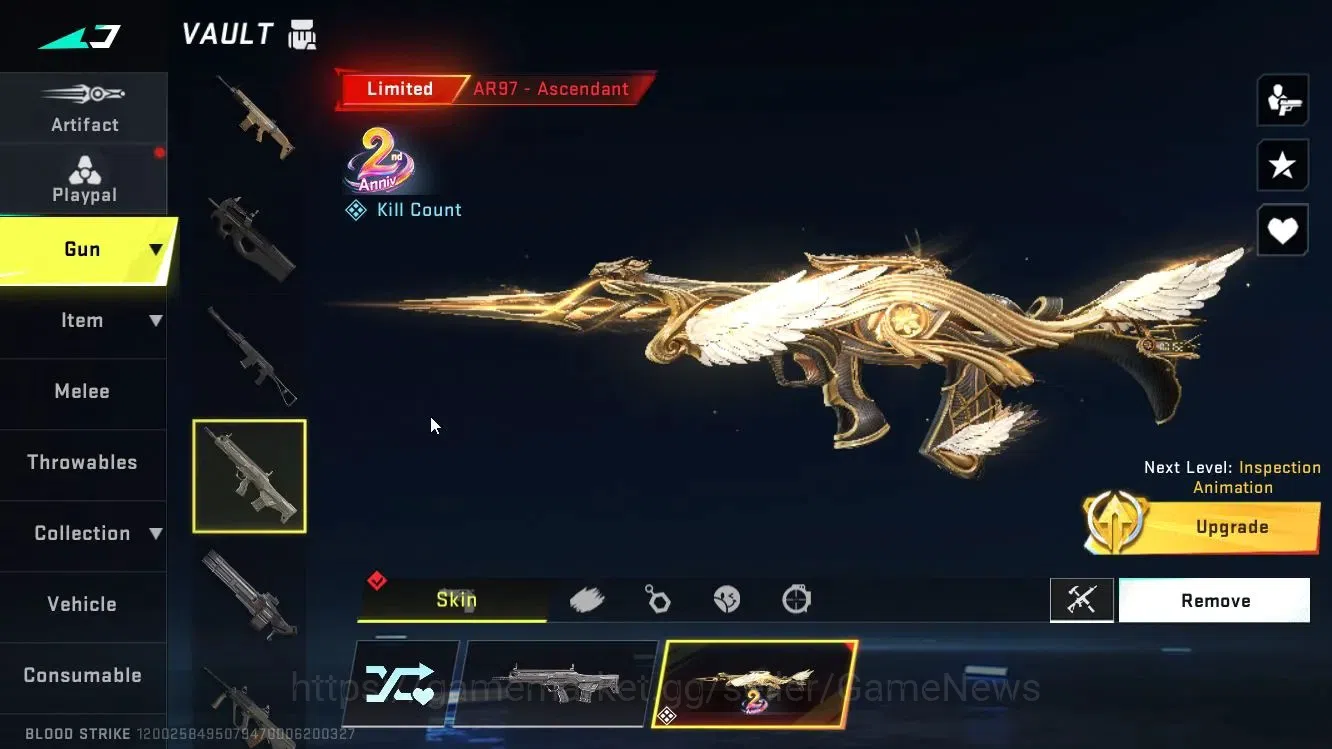 Blood Strike Accounts Asia|ETERNAL DEagle-Scorpius Lv2|Collab TR [JACK]+ image 19
