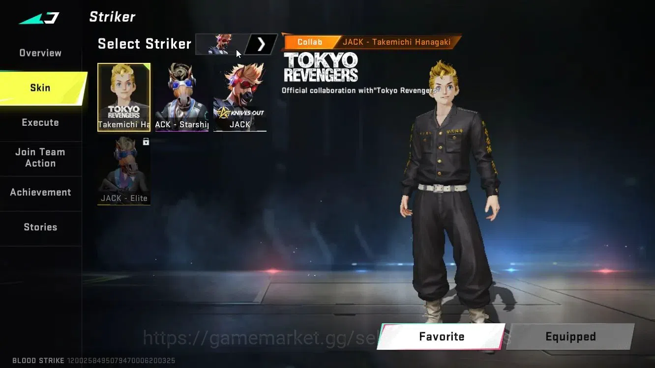 Blood Strike Accounts Asia|ETERNAL DEagle-Scorpius Lv2|Collab TR [JACK]+ image 5
