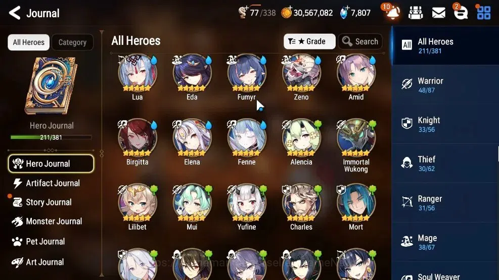 Epic Seven Accounts GLOBAL ENDGAME|21ML(School Nurse Yulha,Salome,GenR image 10