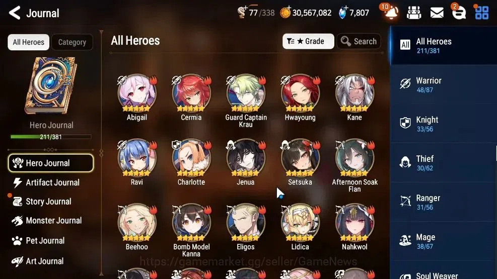 Epic Seven Accounts GLOBAL ENDGAME|21ML(School Nurse Yulha,Salome,GenR image 8