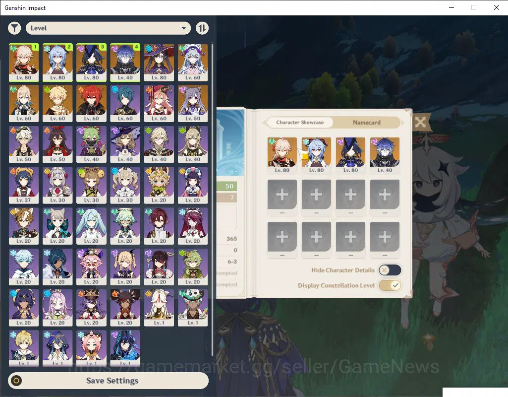 Genshin Impact Accounts ASIA|AR 50|4 Limited +1(*5Weapon)|KazuhaC1,Flins,C image 2