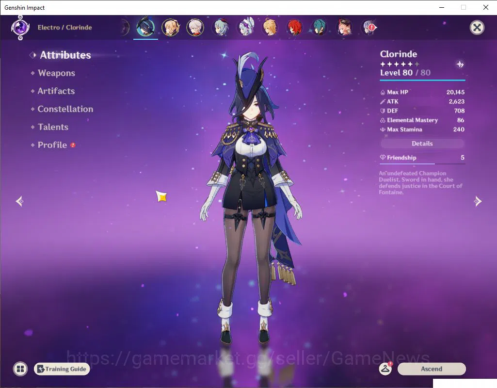 Genshin Impact Accounts ASIA|AR 50|4 Limited +1(*5Weapon)|KazuhaC1,Flins,C image 3