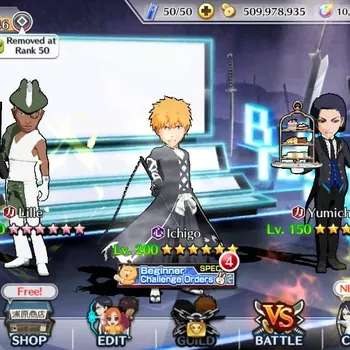 Bleach: Brave Souls Accounts Mid-Tier Global | 10K BP+10K Orb|Mid Story|Ichigo TYBW25|Aizen Renewed|Yumichika TMV|Lille