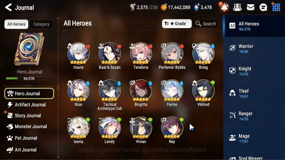 Epic Seven Accounts GLOBAL Unverif|New Era|3 ML(NM Luna,Har setti,A El image 13