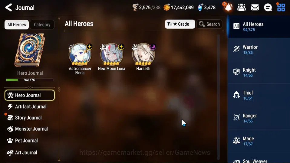 Epic Seven Accounts GLOBAL Unverif|New Era|3 ML(NM Luna,Har setti,A El image 14