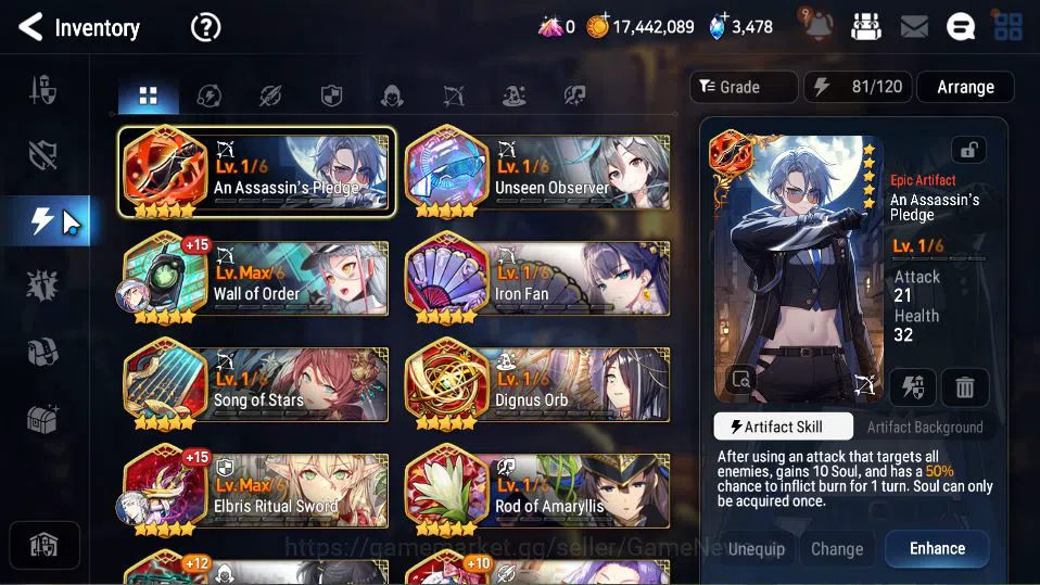 Epic Seven Accounts GLOBAL Unverif|New Era|3 ML(NM Luna,Har setti,A El image 9