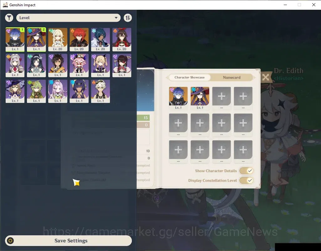 Genshin Impact Accounts ASIA | Starter Acc with Flins| AR 15| BD Unset| 1 image 1