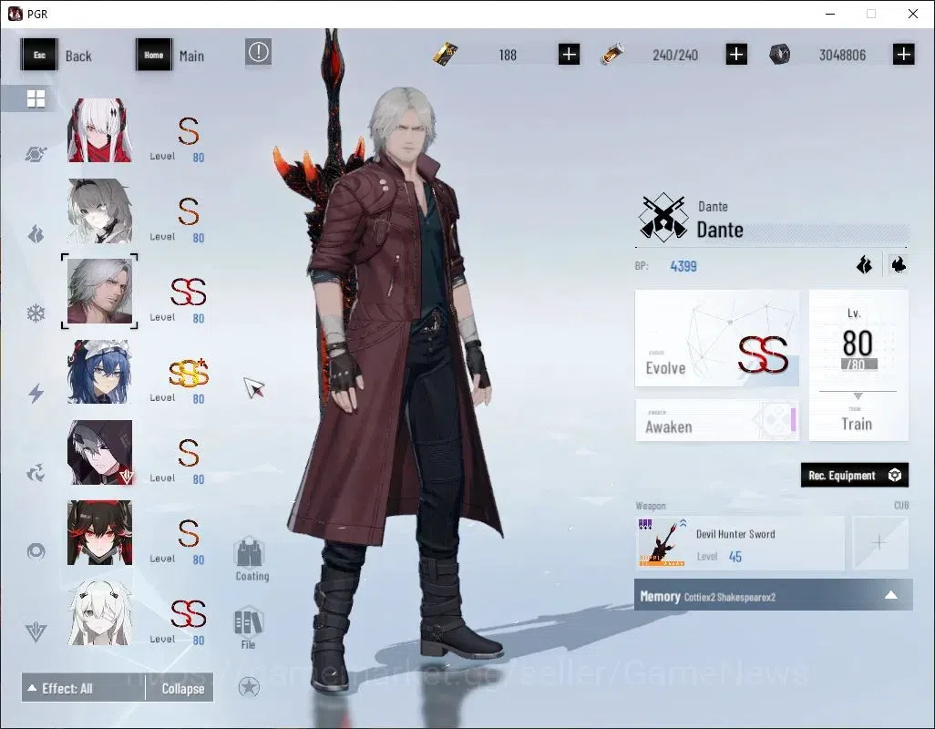 Punishing: Gray Raven Accounts Asia |Lv 97|[SS LuciaCW,SS Lucia L,SS Luna O,SS Ge image 5